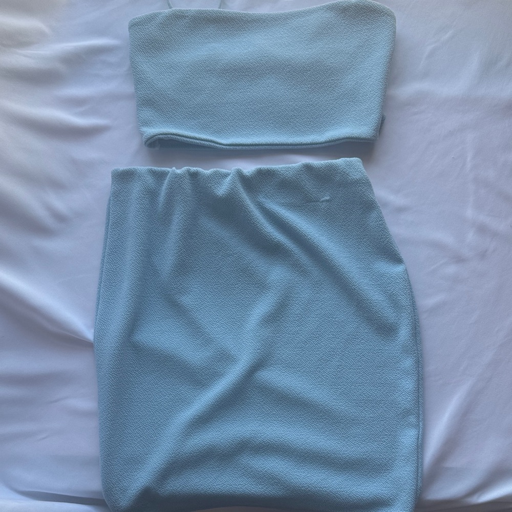 Boohoo Light Blue Women's Set